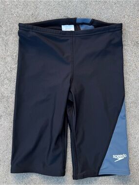 Speedo Black Power Flex Eco Shorts size 28 swim beach polo vacation